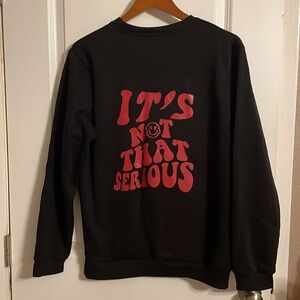 Red and Black Sweatshirt